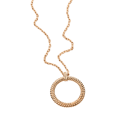 Le premier jour Necklace, pink gold