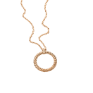 Le premier jour Necklace, pink gold