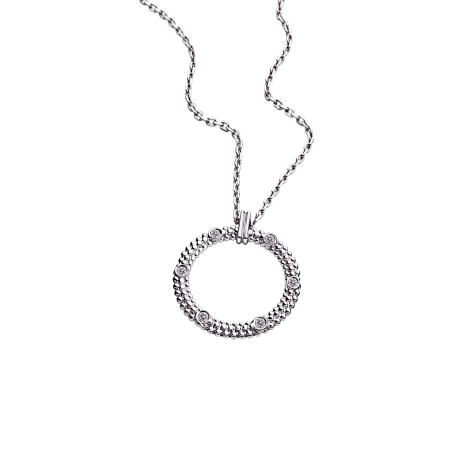 Le premier jour Necklace, white gold and diamonds