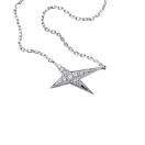 Valentin for you Necklace , white gold and diamonds