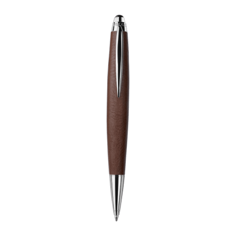 Je rêve Donc J'écris ballpoint pen, brown leather coating