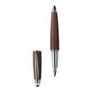 Je rêve Donc J'écris fountain pen, brown leather coating