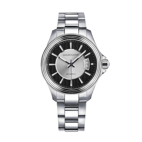 Watch L'Heure de Paix, big model, automatic, steel bracelet