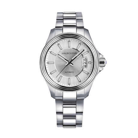 Watch L'Heure de Paix, big model, automatic, steel bracelet