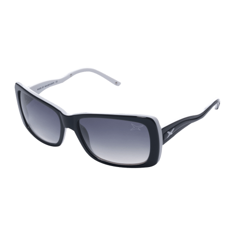 SUN 3 (Sunglasses, acetate, Black white)