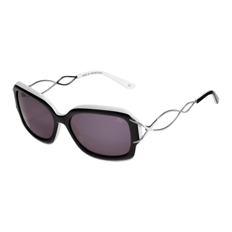 SUN 36 (Sunglasses, acetate, black - white)