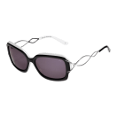 SUN 36 (Sunglasses, acetate, black - white)