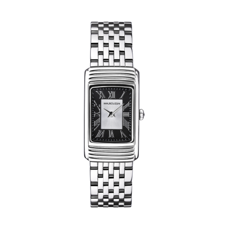 Watch L'Heure de Paix, small model, automatic, steel bracelet