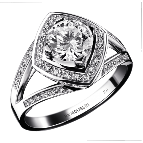 Love my Love N°10 Ring, white gold and diamonds
