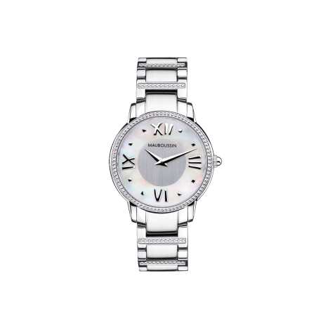 Jardin du Palais Royal, white mother-of-pearl dial