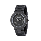 Ceramat watch, black ceramic, quartz movement
