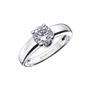 Felicity ring, white gold, 0,50ct diamond