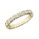 Amour de France ring, yellow gold and diamonds