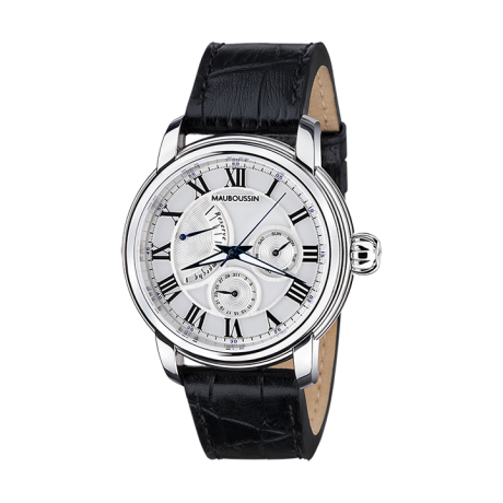 Le Temps ne s'arrête jamais watch, automatic movement with power reserve