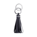 Je t'attends, Je t'aime, leather fringe key ring