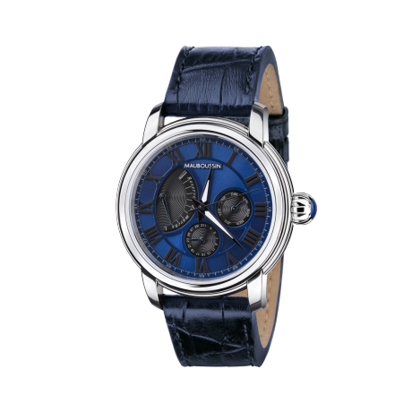 Le Temps ne s'arrête jamais watch, automatic movement with power reserve