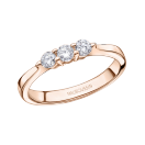 L'Alliance du Nouveau Monde ring, pink gold, diamonds