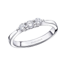 L'Alliance du Nouveau Monde ring, white gold, diamonds