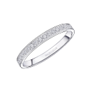 Lovissime wedding ring, white gold and diamonds