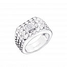 Mexico ring, silver and diamond