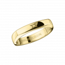 Odéon d'Amour wedding band, yellow gold, 4mm