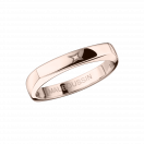 Odéon d'Amour wedding band, pink gold, 3.5mm