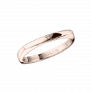 Odéon d'Amour wedding band, pink gold, 2.5mm