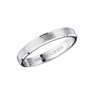 Toi Eternelle Mon Amour wedding band, white gold, 3.5mm