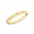 Toi Eternelle Mon Amour wedding band, yellow gold, 2.5mm