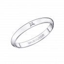 Fidèle Mon Amour wedding band, white gold, 2.5mm