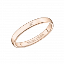 Mon Autre Moi Mon Amour wedding band, pink gold, 2.5mm