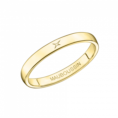 Mon Autre Moi Mon Amour wedding band, yellow gold, 2.5mm