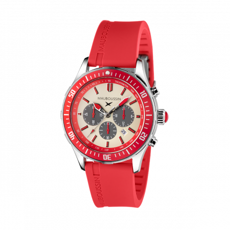 Bande d'Arrêt d'Urgence red chronograph