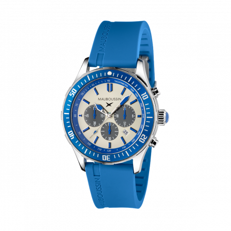 Bande d'Arrêt d'Urgence blue chronograph