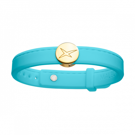 Leonard and Suzan of the Valley turquoise bracelet, yellow gold