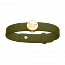 Leonard and Suzan of the Valley khaki bracelet, yellow gold