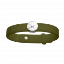 Leonard and Suzan of the Valley Khaki bracelet, silver