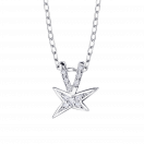 À la Croisée des Étoiles pendant, white gold and diamonds