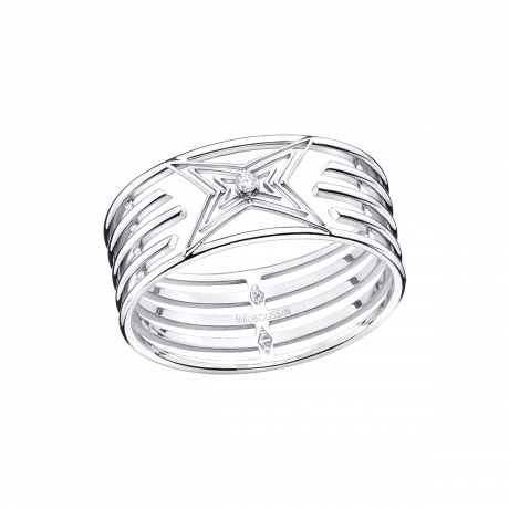 Une Nouvelle Étoile Is Born ring, white gold and diamond