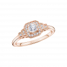 Un Automne 1930 No.3, pink gold with diamonds