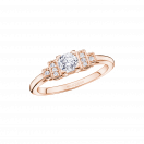 Un Printemps 1930 No.5, pink gold with diamonds