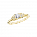 Un Printemps 1930 No.5, yellow gold with diamonds