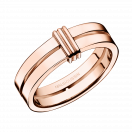 Subtile Eternité wedding band, pink gold