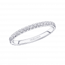 Palace 1950 wedding band, white gold, full circle of diamonds