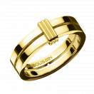 Subtile Eternité wedding band, yellow gold