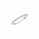 Parce que je l'aime wedding band, white gold, full circle of diamonds