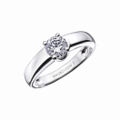 Felicity ring, white gold, 0,30ct diamond