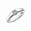 Felicity ring, white gold, 0,20ct diamond