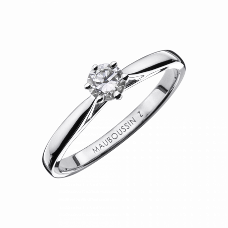 Six de Toi engagement ring, rose gold, 0,20ct diamond