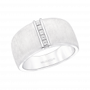 Un Petit Pont d'Amour ring, white gold and diamonds